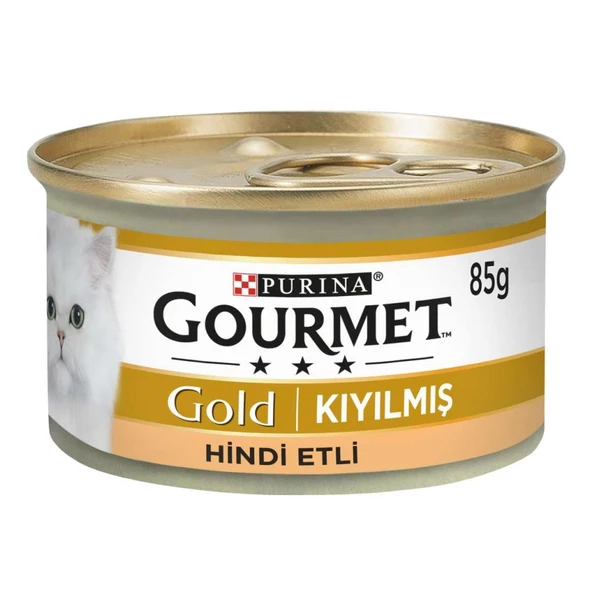 Purina Gourmet Gold Kıyılmış Hindili Kedi Yaş Mama 85 Gr