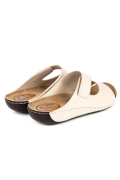 Muya Nias Anatomik Taban Jel Destekli Topuk Dikeni Dört Mevsim Kadın Terlik - Resim 10