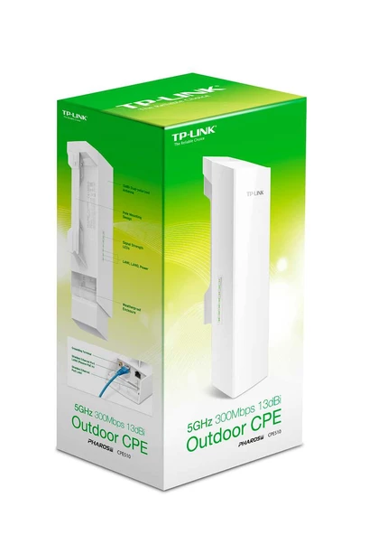 Tp-Link CPE510 Outdoor 300 Mbps 13dBi Dış Mekan Access Point