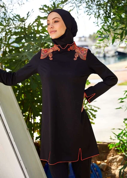 Tesettür Mayo- Payet Nakışlı - Resim 2