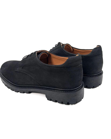 Assos Siyah Hakiki Nubuk Deri Günlük Erkek Ayakkabı - 5