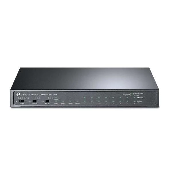Tp-Link TL-SL1311MP 8 Port 10-100 Mbps 2 Port 10-100-1000 Mbps Switch 1 Port SFP - 2