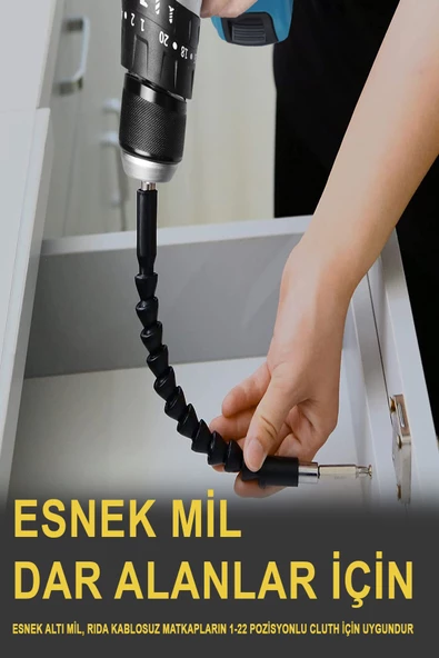 58vf 5ah Li Sjs Çift Metal Şanzuman Metal Mandren Çift Akülü Şarjlı Matkap 24 Parça Set Hediyeli - 4