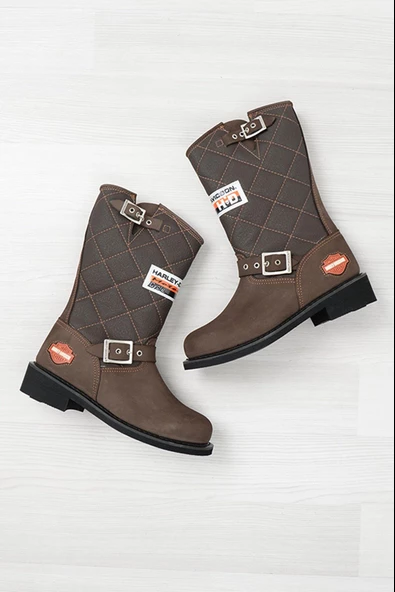 HARLEY-DAVIDSON LACONIA 644 HAKİKİ DERİ KADIN BOT (KIŞ 22) - 2