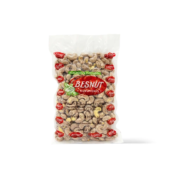 Besnut Odun Ateşinde Zarında Kavrulmuş Kaju (w180 Süper Jumbo)  1 Kg