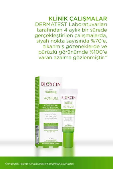 Bioxcin Acnium Konsantre Bakım Serumu 15 ml - Resim 4