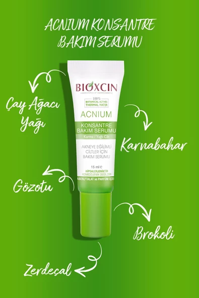 Bioxcin Acnium Konsantre Bakım Serumu 15 ml - Resim 3