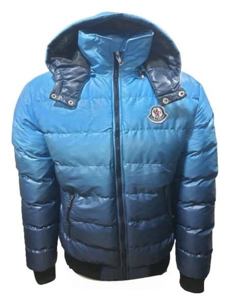 Moncler Erkek Su İtici Kapüşonlu Şişme Mont M-00448 - 4