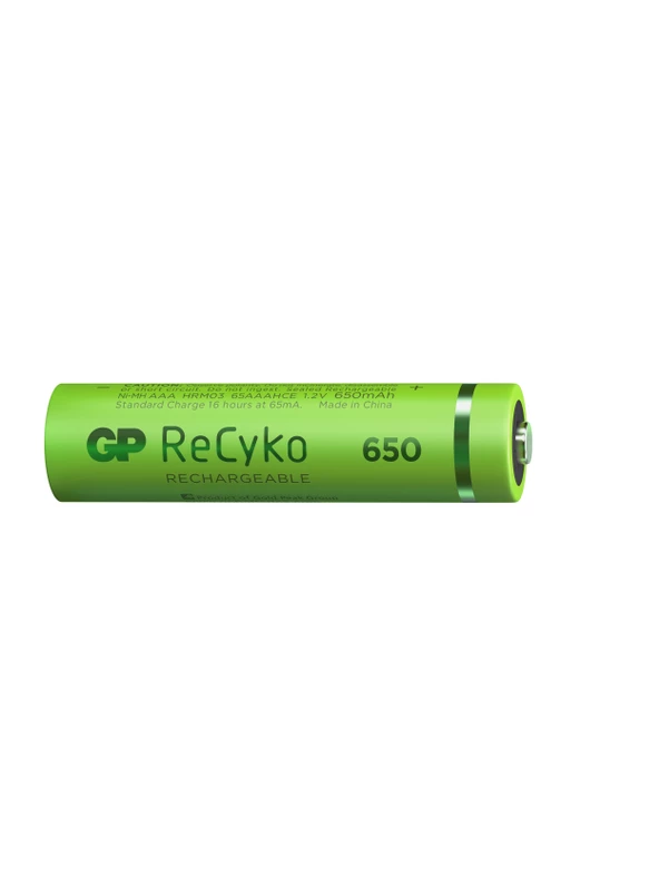 GP AAA 650 mAh Şarjlı İnce Kalem Pil 4'lü Paket GP65AAAHCEM-2GBR4 - 2