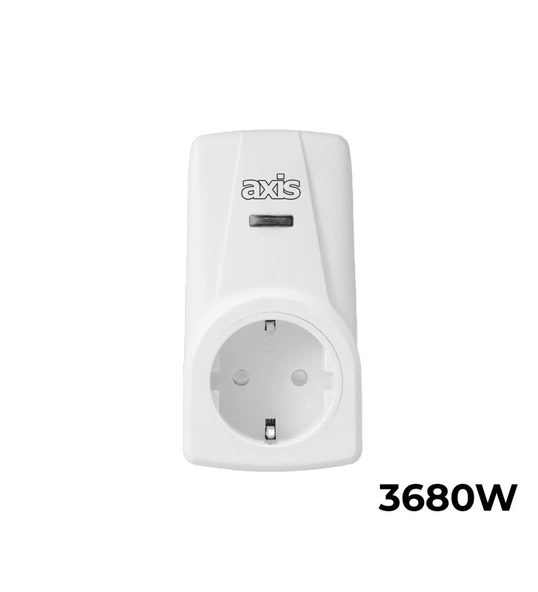 Axis 4'Lü Uzaktan Kumandalı Priz Set 3680 W - 5