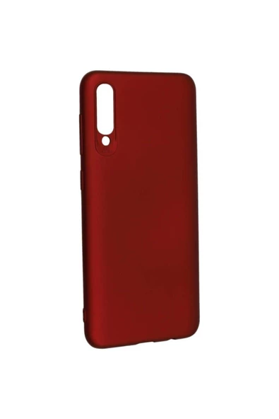 Samsung Galaxy A50S Premium Silikon Kılıf Bordo