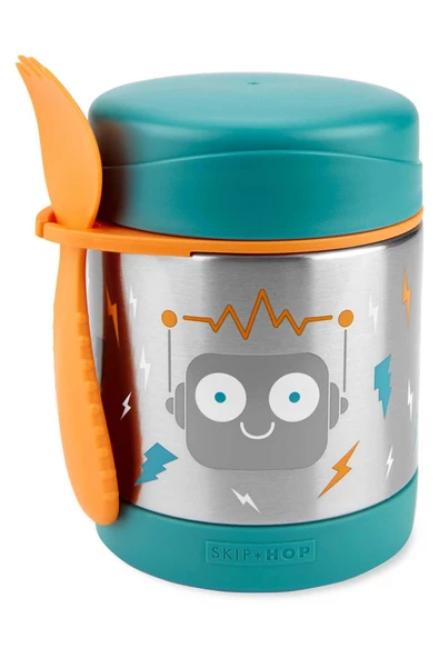 Skip Hop Zoo Paslanmaz Çelik Termos 325ml Robot