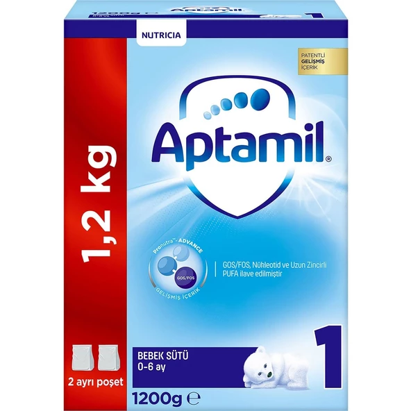 Aptamil 1 Bebek Sütü 0-6 Ay 1200gr