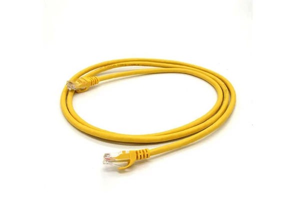 Vcom NP611B-Y-5.0 Cat6 5.0MT Sarı Utp Patch Kablo - 2