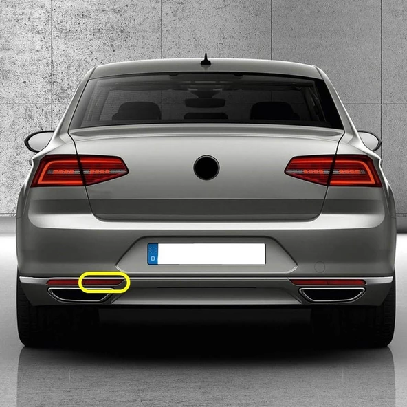 VW Passat B8 2015-2019 Arka Tampon Sol İç Reflektörü 3G0945103A