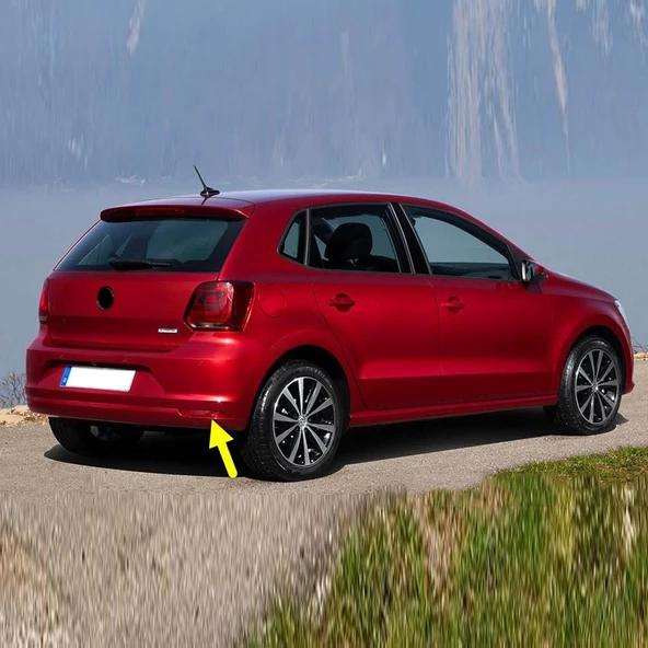 VW Polo 2015-2017 Arka Tampon Sağ Reflektörü Kedi Gözü 6C0945106B - 1