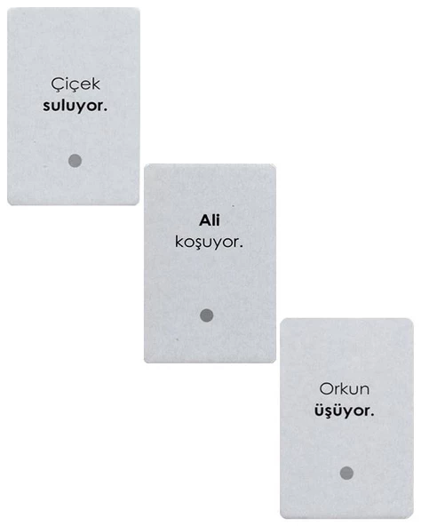 Konuşma Kartları İki Sözcüklü Cümleler - 3