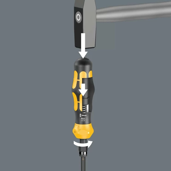 Wera Kraftform Kompakt 900 Endüstriyel Darbeli Tornavida Seti 05018110001 - 5