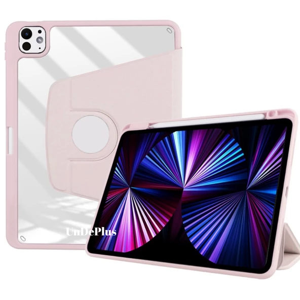 Apple iPad Pro 11 1. 2. Nesil Kılıf Termik Kalem Bölmeli Dönebilen Standlı Case Smart A2228-30-31 A2068-13 A1980-34-79 - 3