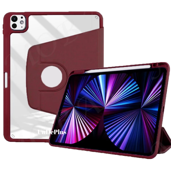 Apple iPad Pro 11 1. 2. Nesil Kılıf Termik Kalem Bölmeli Dönebilen Standlı Case Smart A2228-30-31 A2068-13 A1980-34-79 - 4