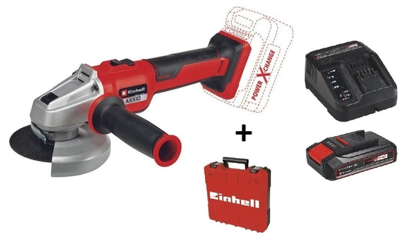 Einhell AXXIO 18/115 Q mm Taşlama Makinesi  + 2.5 Ah  Starter Kit + Çanta