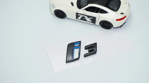 DK Tuning i3 Bagaj Siyah ABS 3M 3D Yazı Logo Bmw İle Uyumlu - Resim 5