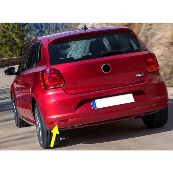 VW Polo 2015-2017 Arka Tampon Sol Reflektörü Kedi Gözü 6C0945105B