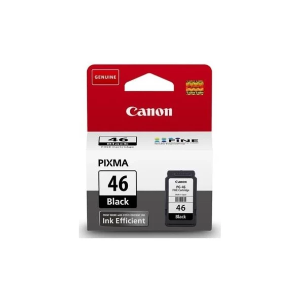 Canon PG-46 Siyah Mürekkep Kartuş