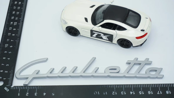 DK Tuning Giulietta Gri ABS Bagaj Yazı Logo Alfa Romeo İle Uyumlu - 2