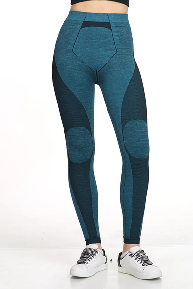 GIGOTTO Kadın Yüksek Bel Spor Tayt-003 - 12