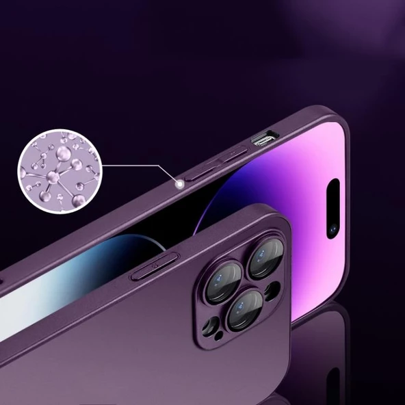 İphone 12 Uyumlu Magsafe Ag Glass Buzlu Cep Telefopnu Kılıfı - 11