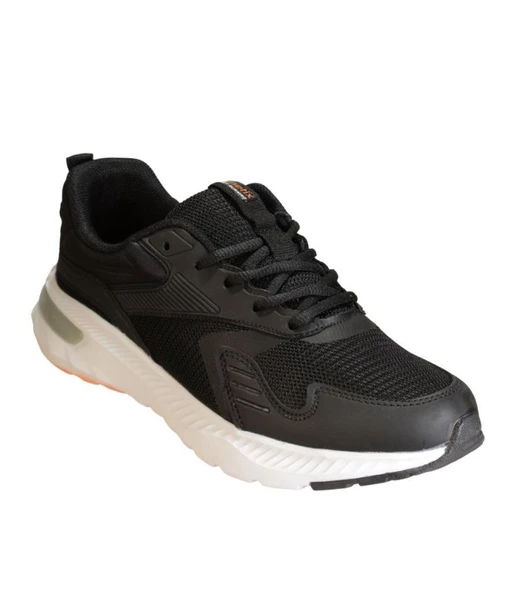 KİNETİX Erkek Gri Siyah Fileli Sneaker Spor Yürüyüş Ayakkabısı - 3