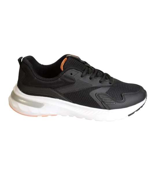 KİNETİX Erkek Gri Siyah Fileli Sneaker Spor Yürüyüş Ayakkabısı - 5