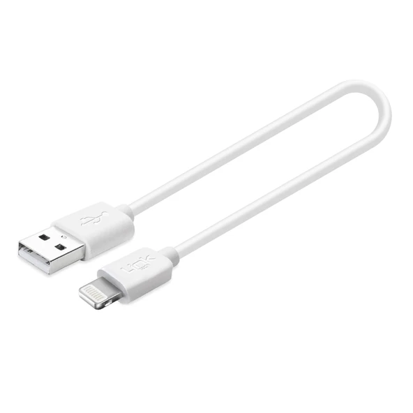 Linktech K566 Strong Lightning Data/Şarj Kablosu 2.4A 30cm - 3