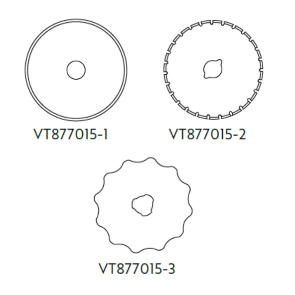 VIP-TEC 45mm Yuvarlak Düz Kesim Bıçağı Yerli Üretim - Resim 2