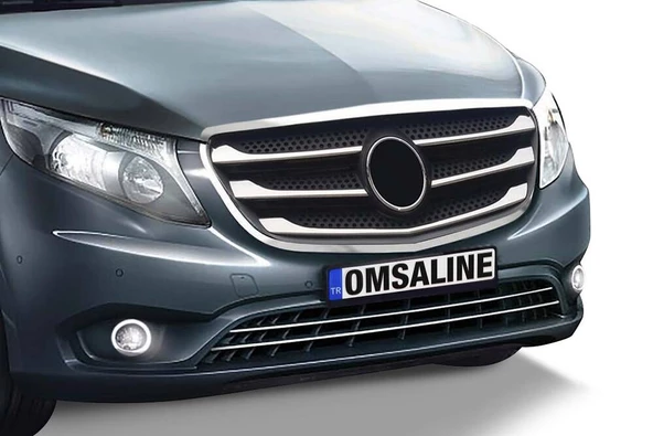 OMSA Mercedes Vito W447 Krom Ön Panjur Çercevesi 2 Parça 2014-2024 Arası - 4