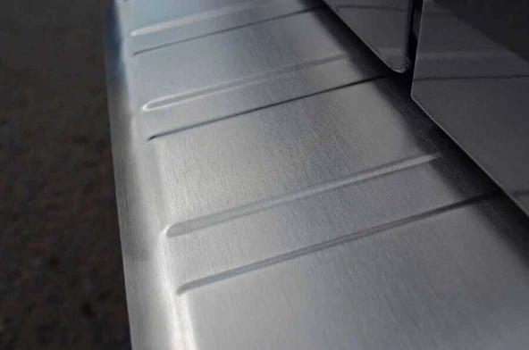 OMSA Renault Trafic 3 Krom Arka Tampon Eşiği Taşlı 2014-2024 Arası - Resim 3