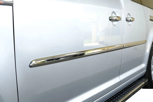OMSA VW Caddy Minivan Krom Yan Kapı Çıtası 4 Parça 2015-2019 Arası - 2