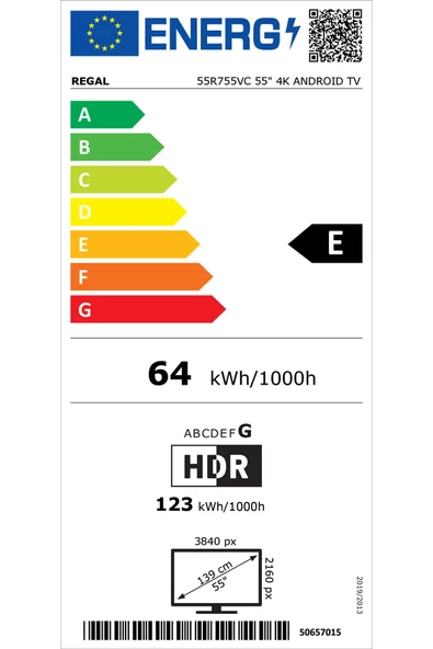 Regal 55R755VC 4K Ultra HD 55" 140 Ekran Uydu Alıcılı Android Smart LED TV - 3