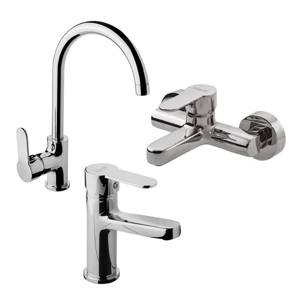 Newarc Domino Batarya Seti (Banyo Lavabo Evye)