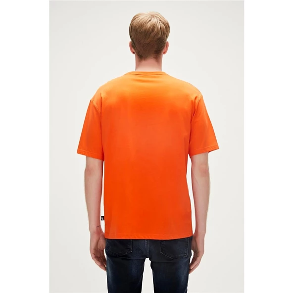 Bad Bear Trıpart T-shırt Turuncu 23.01.07.027 - Resim 5