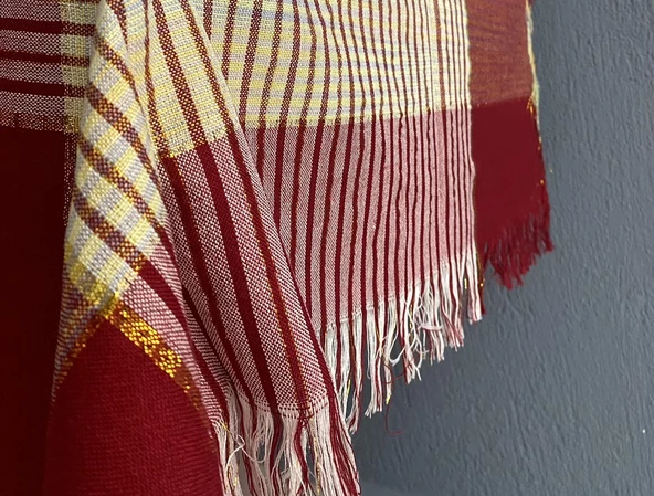 Çizgili Polyester Masa Örtüsü 80x80 cm - 2