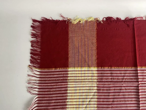 Çizgili Polyester Masa Örtüsü 80x80 cm - 4