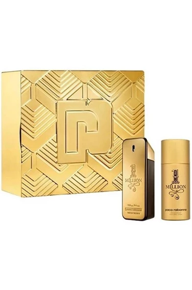 Paco Rabanne PPR65116055 1 Mıllıon 100ml EDT Set Erkek Parfüm