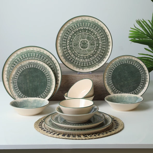 Keramika Maya Yemek Takımı 24 Parça 6 Kişilik 20788-90 - 2