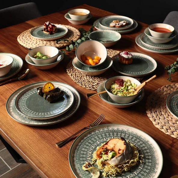 Keramika Maya Yemek Takımı 24 Parça 6 Kişilik 20788-90 - 7