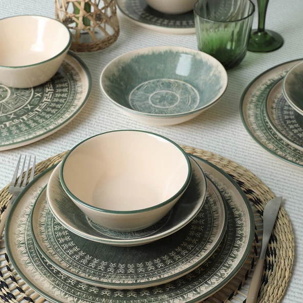 Keramika Maya Yemek Takımı 24 Parça 6 Kişilik 20788-90 - 4