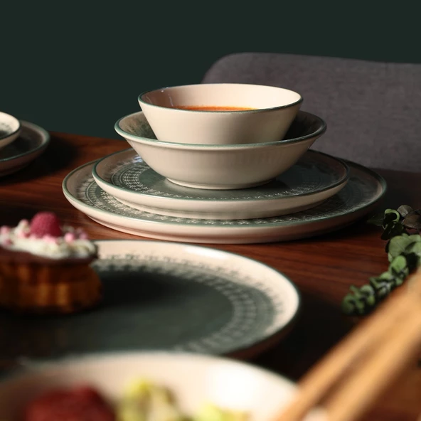 Keramika Maya Yemek Takımı 24 Parça 6 Kişilik 20788-90 - 10