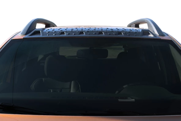 OMSA Dacia Duster Ön Cam Üstü Moonvisor Mat Siyah 2018-2024 Arası - 2