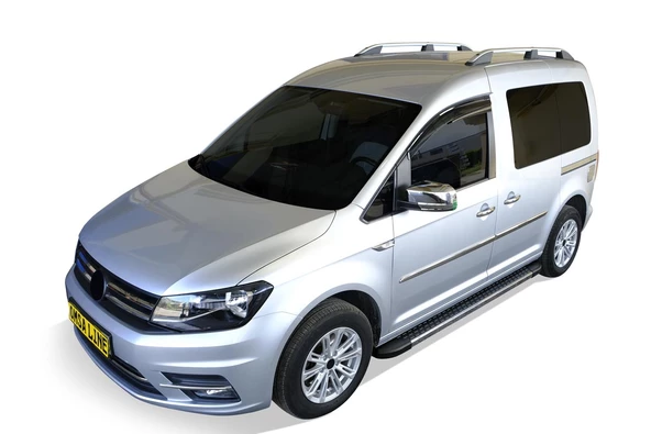 VW Caddy Elegance Tavan Çıtası Alüminyum Kısa Şase  2003-2020 Arası ürün görseli 1